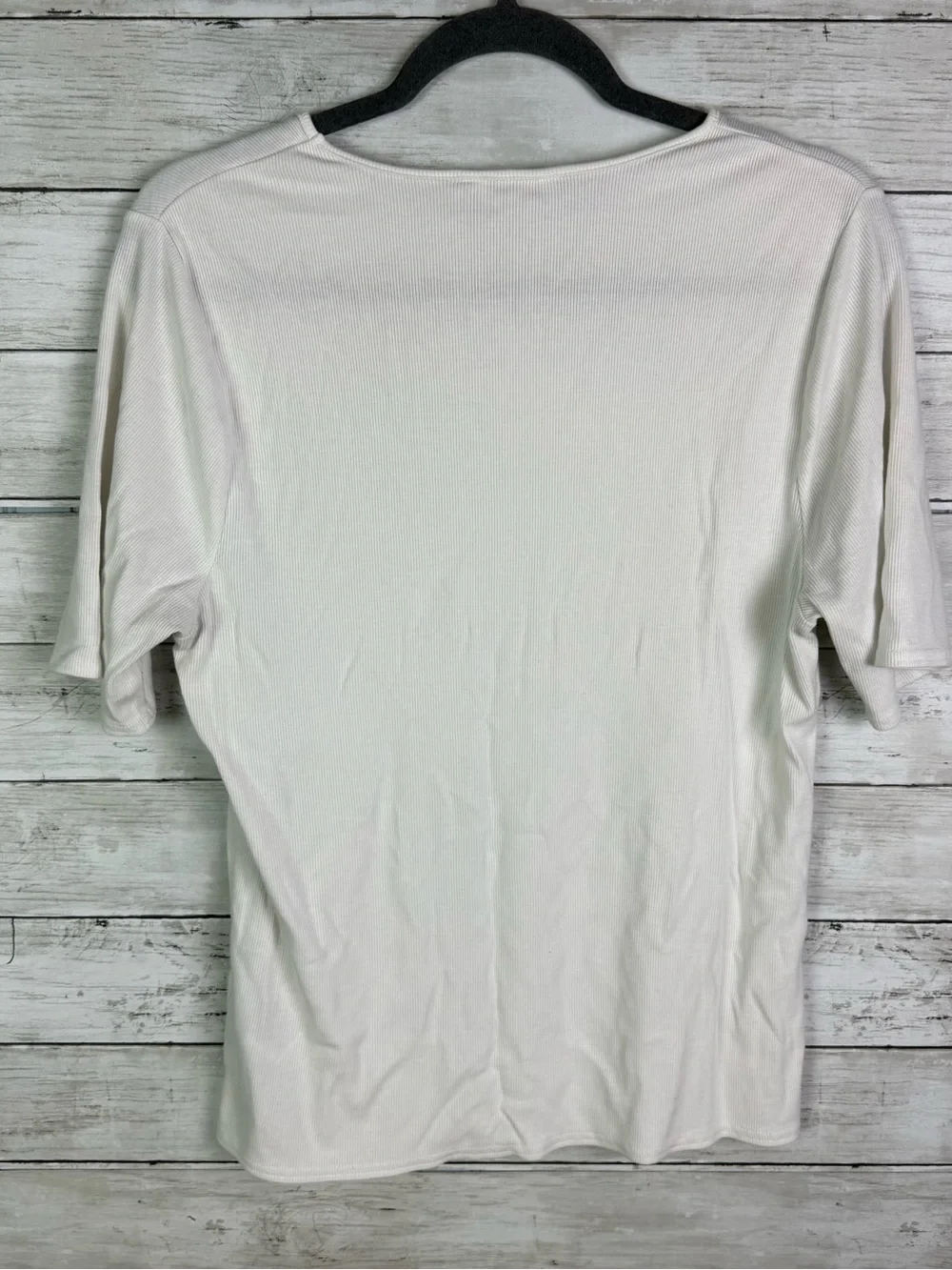 Banana Republic Ribbed Short Sleeve Top Size XL